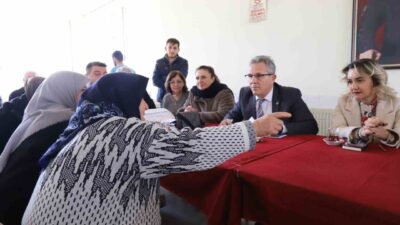 Nazilli Belediye Başkanı Dr. Ertuğrul Tetik, İstiklal Mahallesi'nde halk buluşmaları