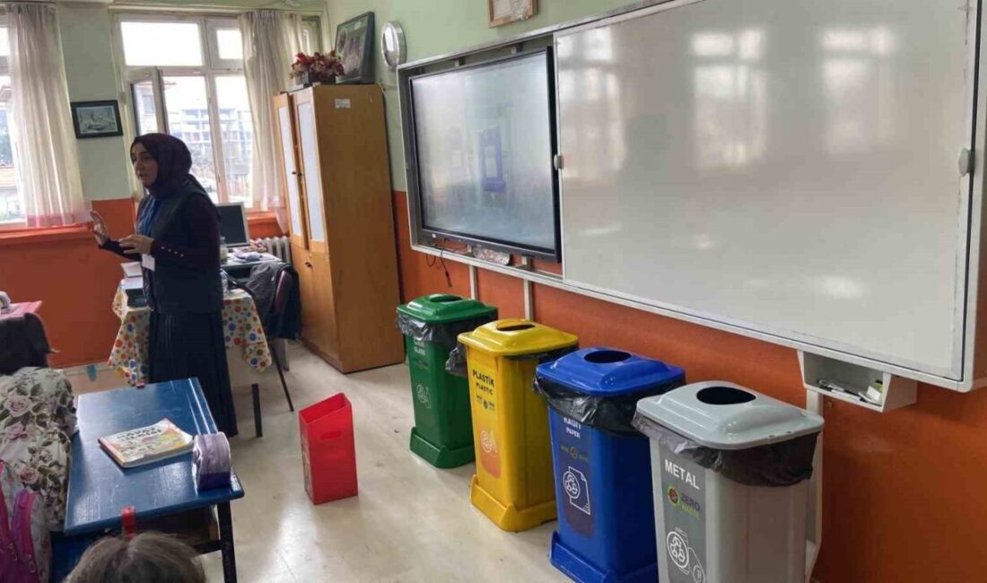 Düzce Belediyesi, Sıfır Atık eğitimlerini Sancaklar İlkokulu 3. Sınıf öğrencilerine