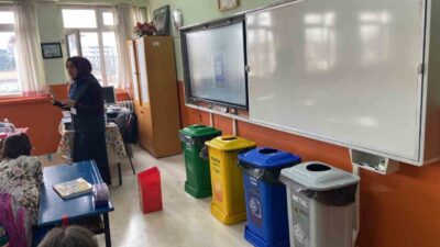 Düzce Belediyesi, Sıfır Atık eğitimlerini Sancaklar İlkokulu 3. Sınıf öğrencilerine