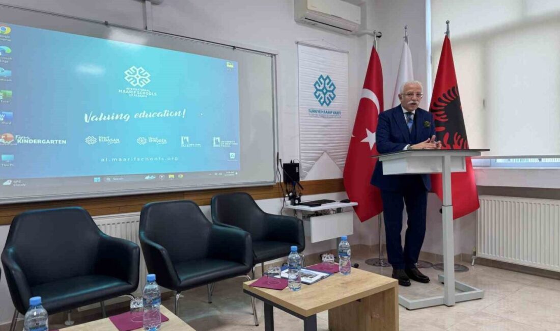 NEÜ Rektörü Prof. Dr. Cem Zorlu, Maarif Elbasan Kampüsü’nü ziyaret