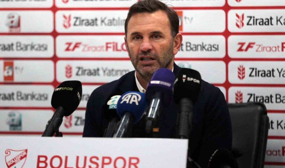 Galatasaray Teknik Direktörü Okan Buruk, Boluspor'u 4-1 mağlup ettikleri maç