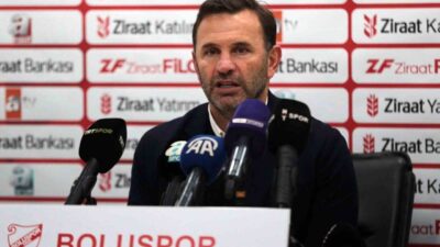 Galatasaray Teknik Direktörü Okan Buruk, Boluspor'u 4-1 mağlup ettikleri maç