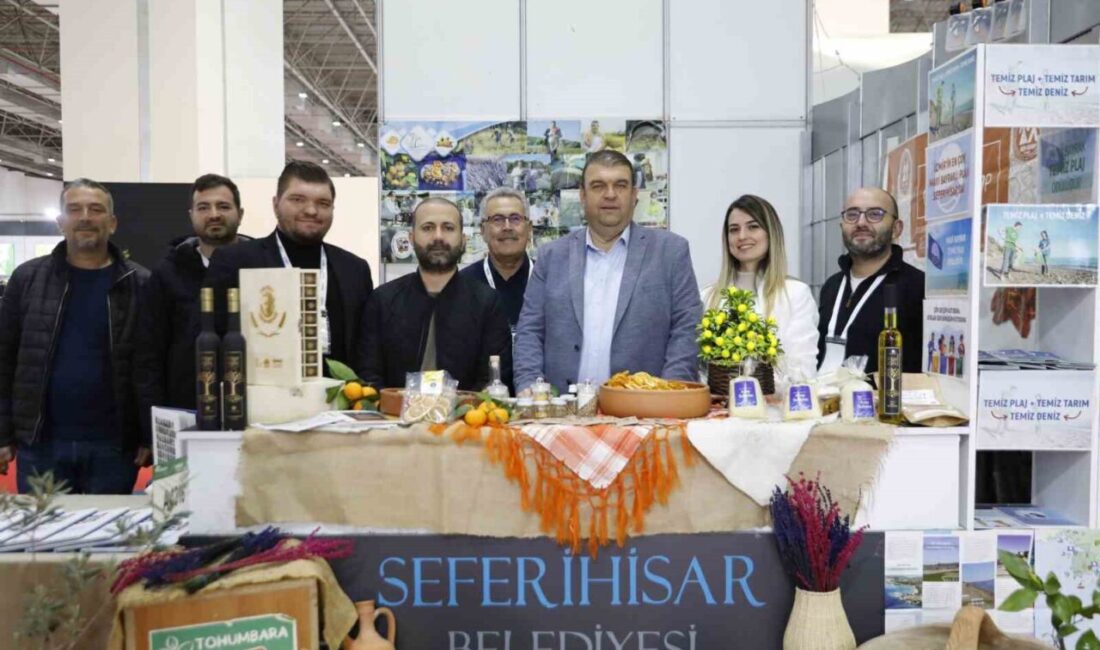 Seferihisar Belediyesi, Agroexpo Uluslararası Tarım ve Hayvancılık Fuarı'nda mandalina kurusu,