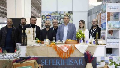 Seferihisar Belediyesi, Agroexpo Uluslararası Tarım ve Hayvancılık Fuarı'nda mandalina kurusu,