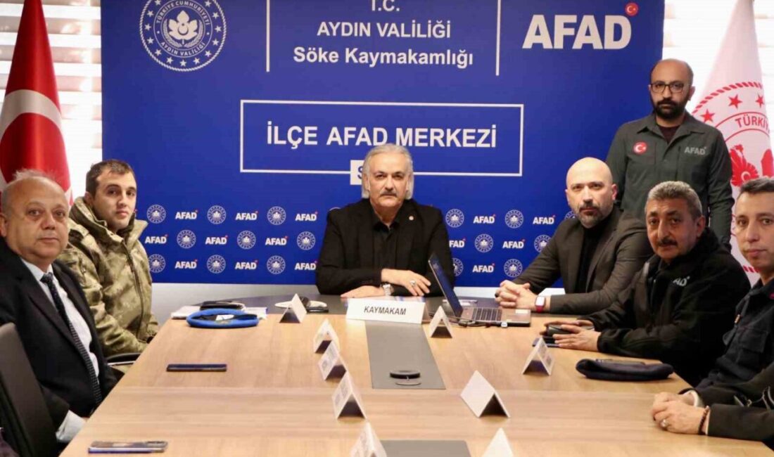 Söke ilçesinde, muhtemel afetlere hazırlık amacıyla AFAD toplantısı gerçekleştirildi. Başkanlığını