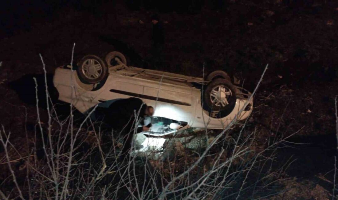 Tokat'ta Dodurga köyü girişinde M.E. yönetimindeki otomobil, hızlı kasise girmesiyle
