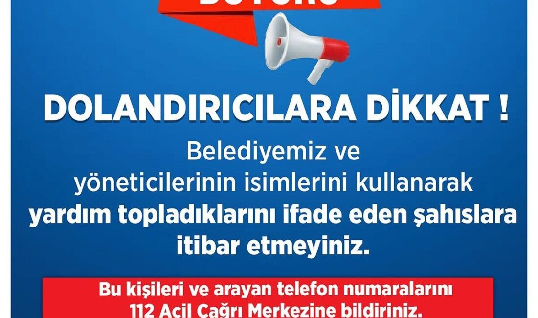Talas Belediyesi, başkan Mustafa Yalçın ve yöneticilerin isimleriyle dolandırıcılık yapılmasına