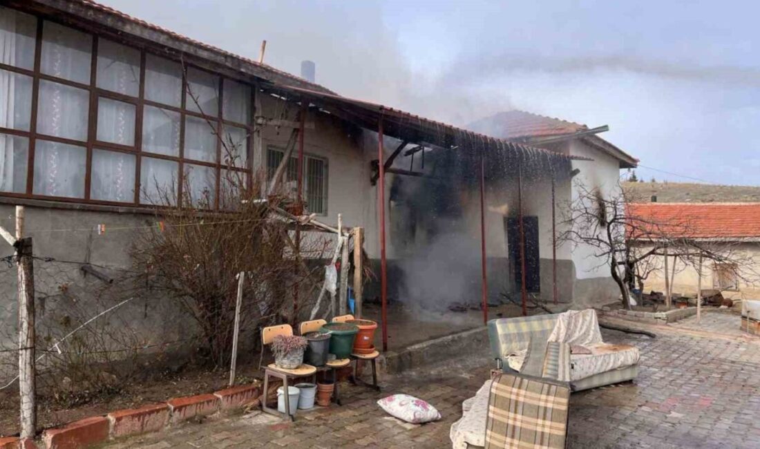 Kırıkkale’nin Kavurgalı köyünde M.Y.'nin tandırında çıkan yangın, alevlerin yakındaki bir