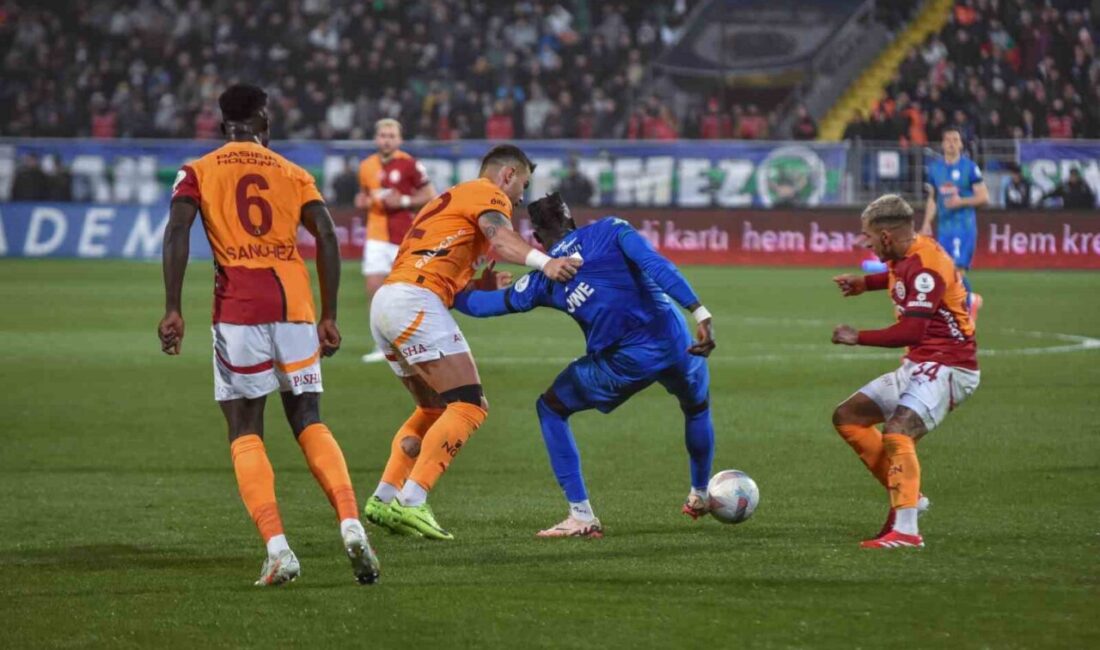 Çaykur Rizespor, sahasında Galatasaray ile golsüz berabere kaldı. Maçta birçok
