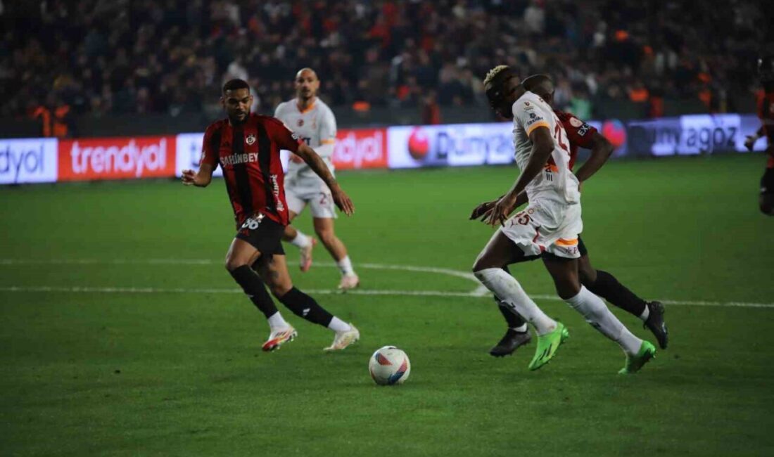 Galatasaray, Trendyol Süper Lig'in 22. haftasında Gaziantep FK'yi 1-0 yenerek