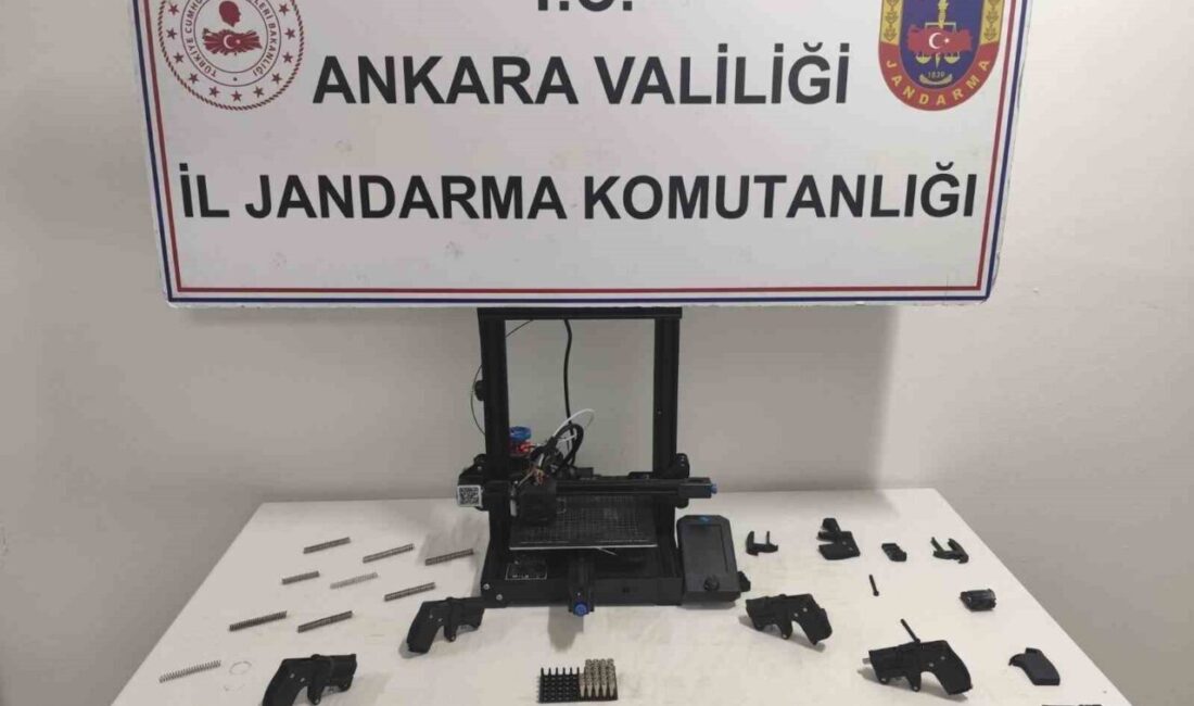 Ankara'da üç boyutlu yazıcı ile suikast silahları üreten B.U., jandarma