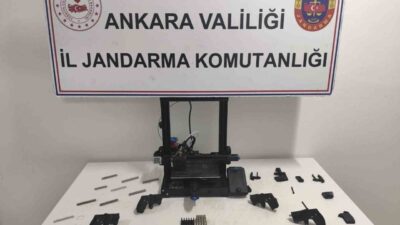 Ankara'da üç boyutlu yazıcı ile suikast silahları üreten B.U., jandarma