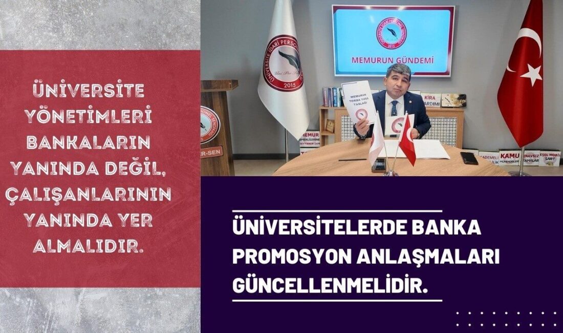 ÜNİPERSEN, Sivas Cumhuriyet Ünv.'nin hukuka aykırı promosyon anlaşmalarını mahkemeye taşıdı.