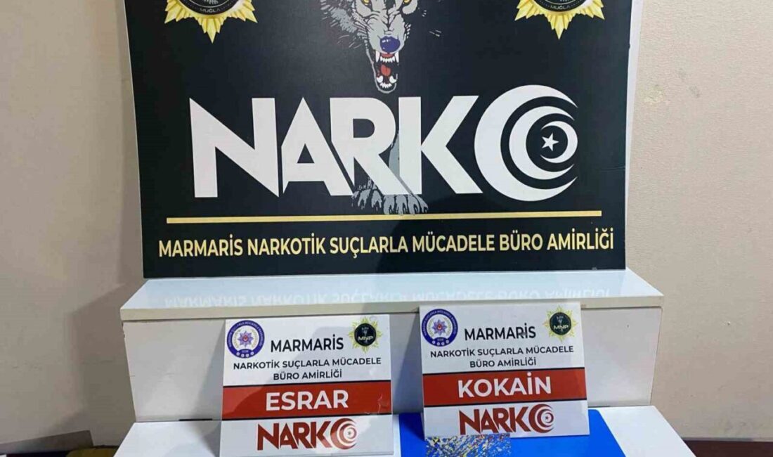 Muğla İl Emniyet Müdürlüğü, narkotik suçlarla mücadele çerçevesinde 5 operasyon