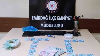 Afyonkarahisar’da polis operasyonunda 35 kişi gözaltına alındı. Bir adreste uyuşturucu