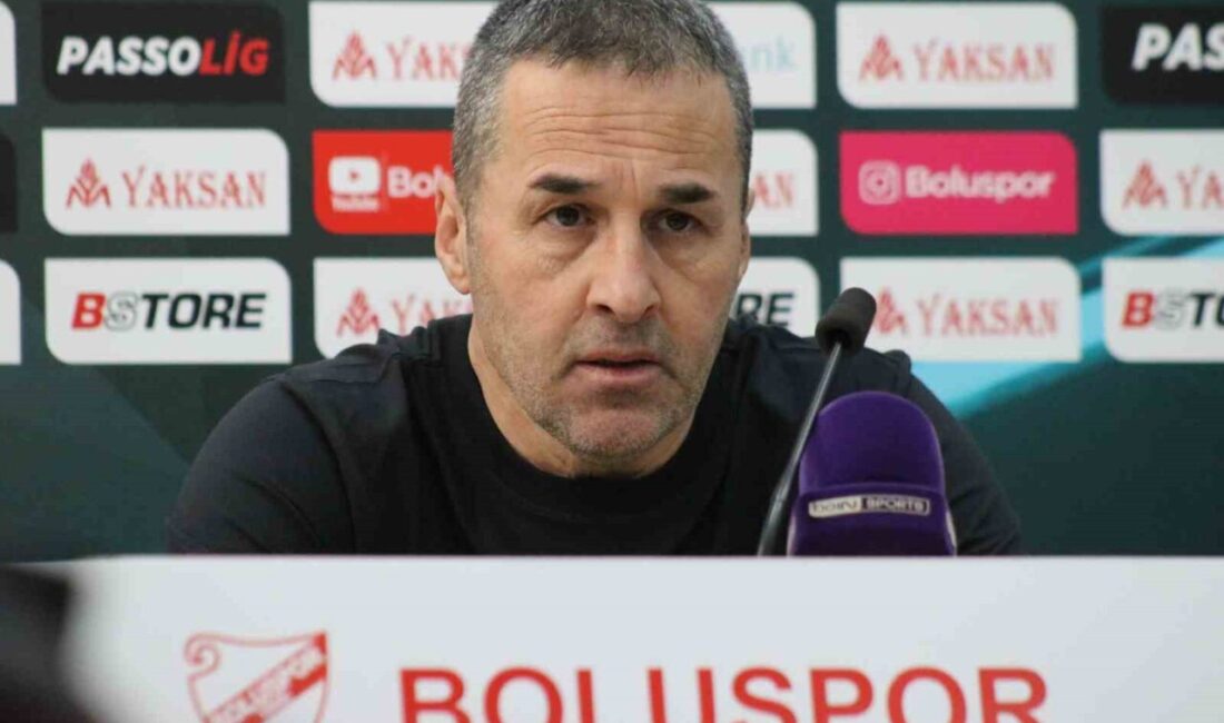 Boluspor Teknik Direktörü Yalçın Koşukavak, Amed Sportif Faaliyetler maçını kaybedemediklerini