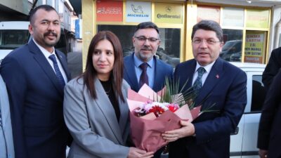 Adalet Bakanı Yılmaz Tunç, Bakan Yardımcıları Hurşit Yıldırım ve Ramazan