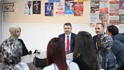 Yıldırım Belediye Başkanı Oktay Yılmaz, Mimar Sinan Mesleki ve Teknik