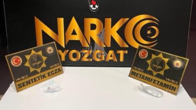 Yozgat İl Emniyet Müdürlüğü Narkotik Suçlarla Mücadele Şube Müdürlüğü ekiplerince
