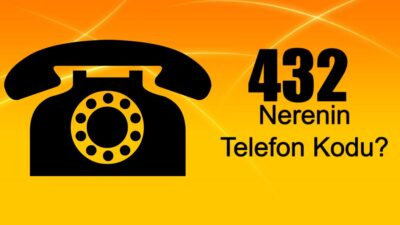 Telefonunuza 0432 ile başlayan bir numara mı ulaştı? Ya da
