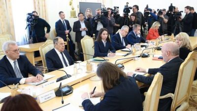 AGİT Genel Sekreteri Feridun Sinirlioğlu, Rusya ziyareti sırasında Rusya Dışişleri