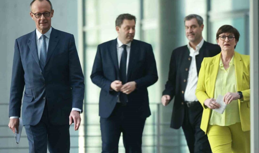 Almanya'da CDU/CSU ile SPD arasında yapılan ön görüşmelerde genel prensiplerde