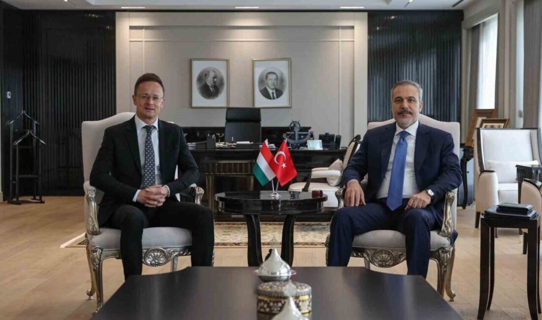 Dışişleri Bakanı Hakan Fidan, Macaristanlı mevkidaşı Peter Szijjarto ile buluşarak