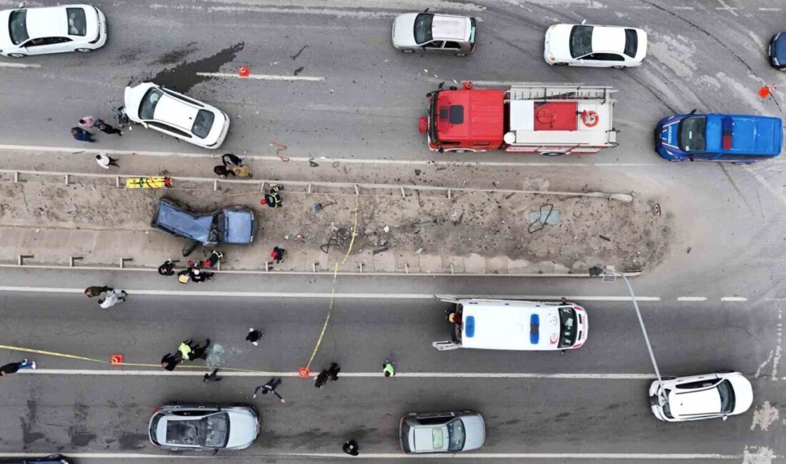 Çarpışan Fiat otomobiller hurdaya döndü: 1 ölü, 6 yaralı Kırıkkale'de meydana gelen kaza