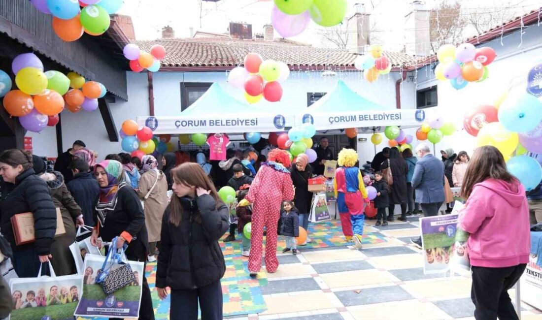 Çorum Belediyesi’nden bin 350 çocuğa bayramlık kıyafet hediye edildi Çorum Belediyesi, bin 350