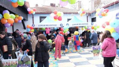 Çorum Belediyesi, bin 350 çocuğa Ramazan Bayramı öncesinde bayramlık kıyafet
