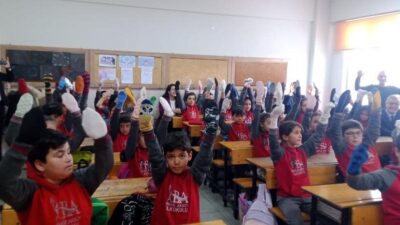 Çorum'da 21 Mart Down Sendromu Farkındalık Günü'nde Bekir Aksoy İlkokulu'nda