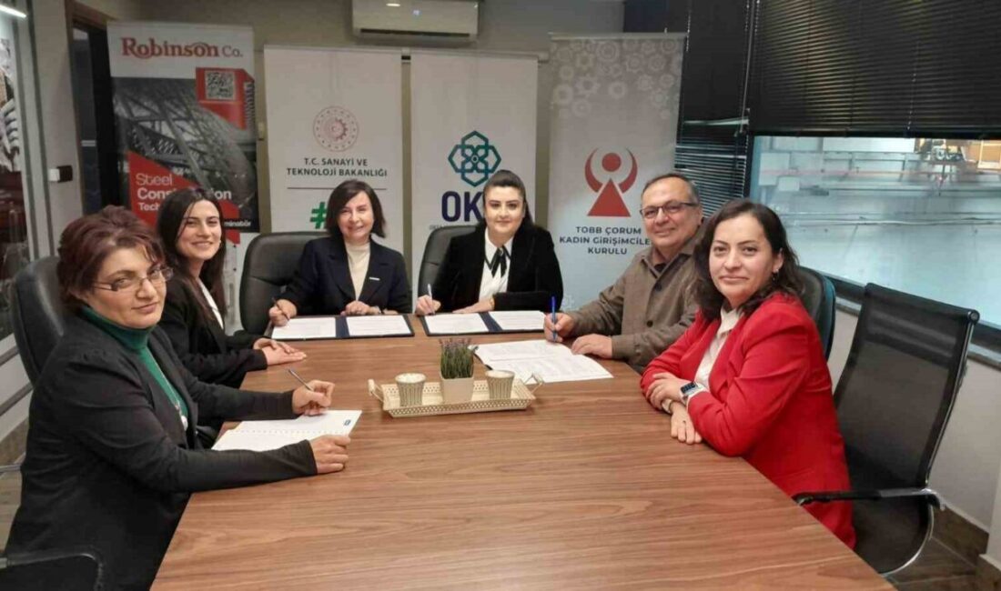 Çorum'da Kadınlar İçin Sanayide Yeni Fırsatlar: "Çorum Sanayiinde Kadın Eli"