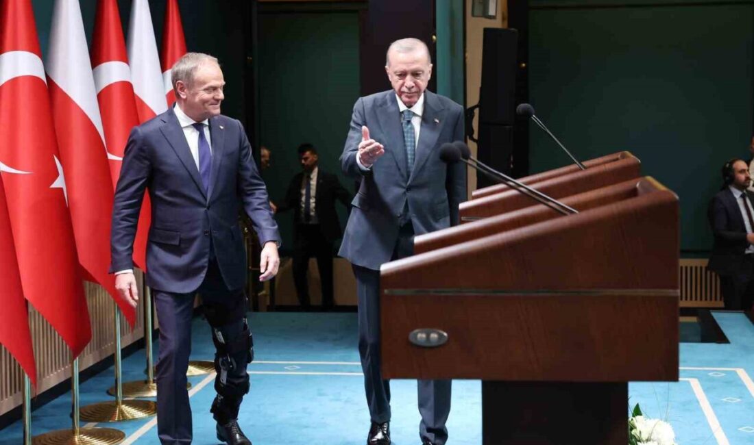 Cumhurbaşkanı Erdoğan, Polonya Başbakanı Tusk ile görüşmesinde Türkiye'nin Avrupa Birliği
