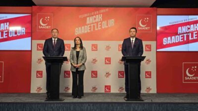 DEM Parti heyeti, Saadet Partisi lideri Mahmut Arıkan'ı ziyaret etti.