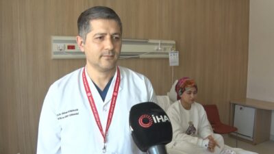 Ankara Bilkent Şehir Hastanesi'nde beyincik sarkması ameliyatı olan Ruken Gündüz,