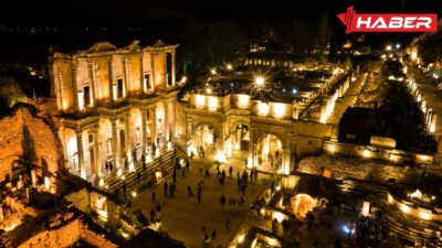 Türkiye’nin en önemli antik yerleşimlerinden biri olan Efes Antik Kenti,