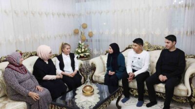 Emine Erdoğan, 15 Temmuz kahramanı Necati Sayın'ın ailesine iftarda konuk