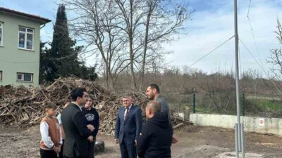 Enez İlçesi'nde Hasköy Ortaokulu'nda gerçekleştirilen "Esen Rüzgar, Dönen Kanatlar" projesi,