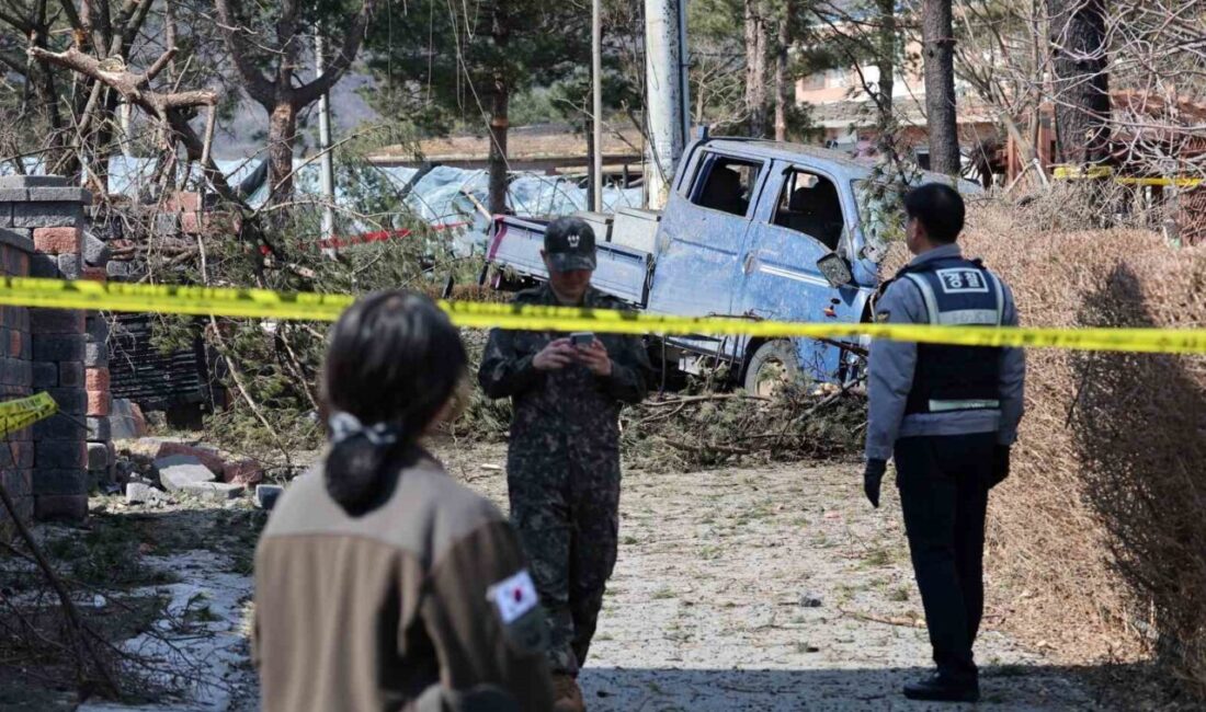 Güney Kore'nin Gyeonggi eyaletindeki Pocheon'da KF-16 savaş uçaklarının yanlışlıkla attığı
