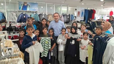 Mustafa Düger, "Unutursan Yetim Kalır" projesine destek vererek Kırşehir'de yetim