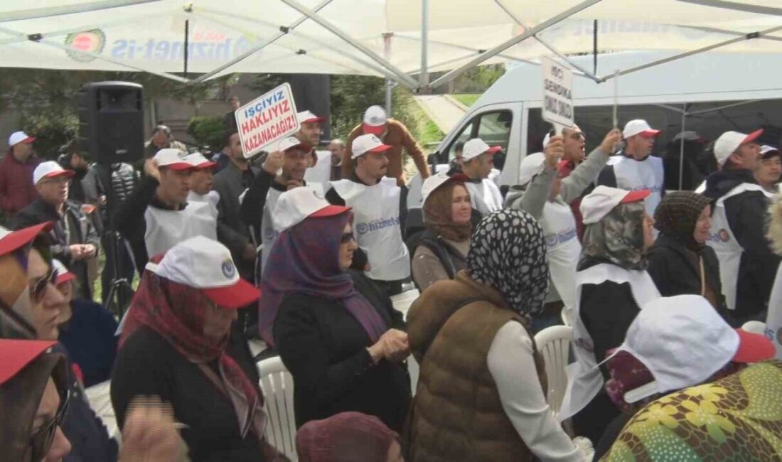 HİZMET-İŞ Sendikası, Altındağ Belediyesi'nde haksız işten çıkarmalara karşı direniş çadırı