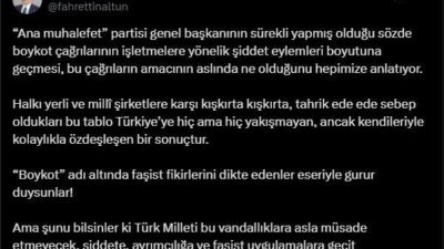İletişim Başkanı Fahrettin Altun, Türk milletinin şiddeti ve ayrımcılığı kabul