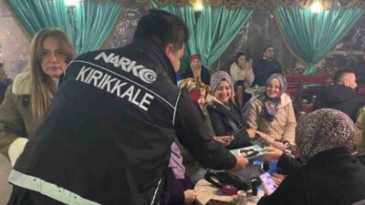 Kırıkkale'de Narkotik Polisi, "UYUMA" uygulamasını tanıtarak uyuşturucuyla mücadele konusunda vatandaşlara