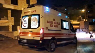 Kırıkkale'de Ömer Bulduk'a ait tek katlı evde çıkan yangına müdahale