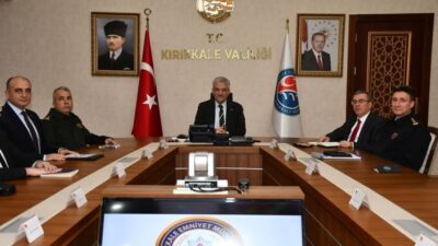 Kırıkkale'de gerçekleştirilen İl Güvenlik ve Asayiş Koordinasyon Toplantısı, Vali Mehmet