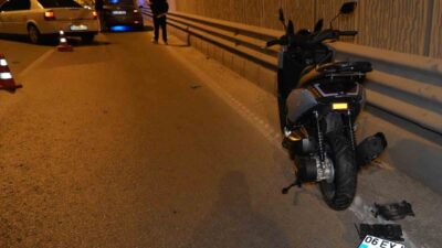 Kırıkkale'de gece saatlerinde meydana gelen trafik kazasında R.O. idaresindeki otomobil,