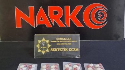 Kırıkkale'de uyuşturucu ticareti yapan 2 şüpheli tutuklandı. Polis operasyonunda A.U.T.