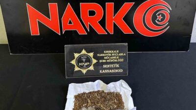 Kırıkkale'de polis ekipleri tarafından gözaltına alınan 17 şüpheliden 3'ü uyuşturucu