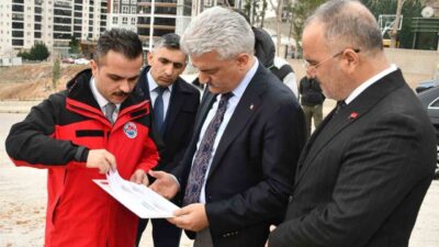 Kırıkkale'nin Bayraktepe Mahallesi'nde yapımı planlanan Aile Sağlığı Merkezi için hafriyat