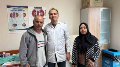 Kırşehir Eğitim ve Araştırma Hastanesine Yozgat'tan gelen İlhan Çakır'ın böbreğinden
